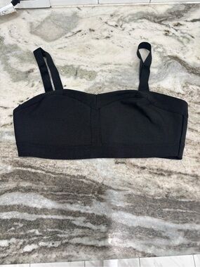 superdown Black Stretch Bralette